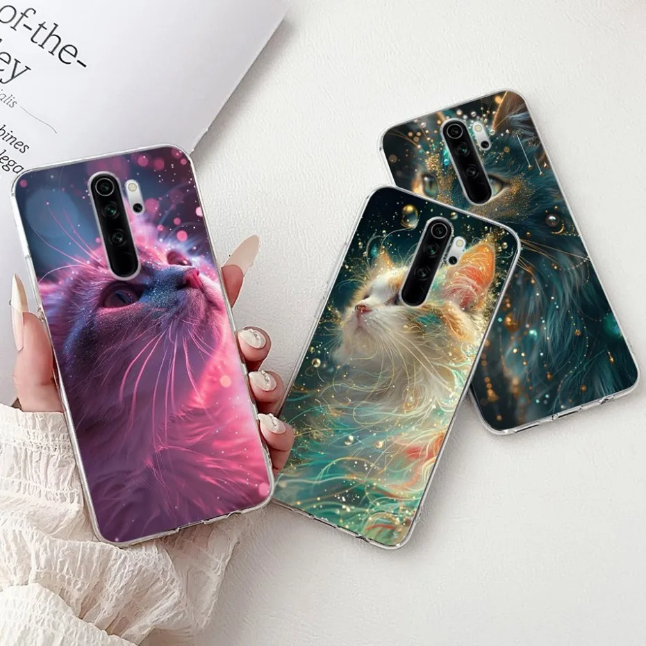 2024 Cute Cartoon Case For Xiaomi Redmi Note 8 Pro Note8 8T Soft Silicone TPU Back Cover For Redmi Note 8 T 8Pro Phone Cases