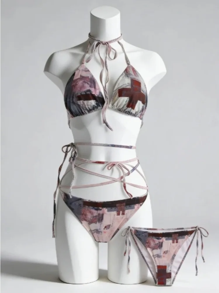 2026 Modisches Pool-Party-Bikini-Set für Damen – Bademode aus hochelastischem, weichem Stoff, Strand-Outfit für den Sommerurlaub, trendiger neuer Stil