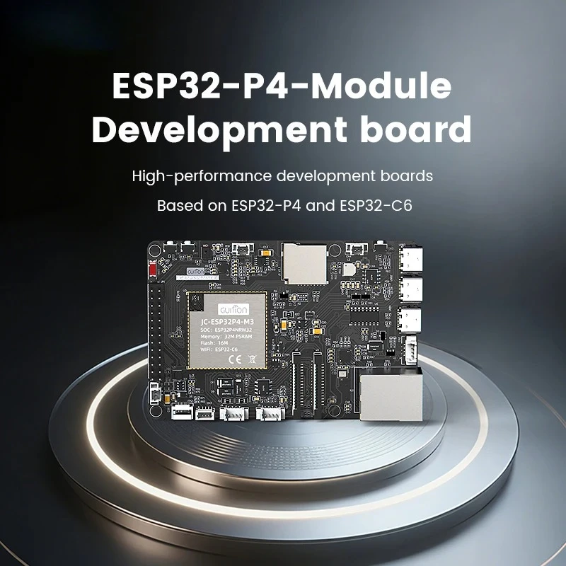 JC-ESP32P4-M3-DEV Development Board ESP32P4+ESP32-C6 32MB PSRAM 16MB Flash ESP32P4 WiFi+BLE Module Smart Board for Arduino IoT