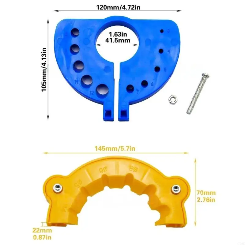 2pcs Compact Drill Bit Shorker 3-12 мм инструменты шлифовального прикрепления для полировки для эффективного обслуживания C7AC