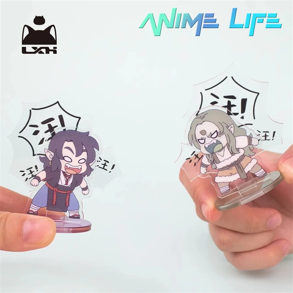 Anime The Legend of Luo Xiao-Hei Xiaohei Wuxian Acrylic Stand Brand Ornament Original Cartoon Cosplay Kids Gift