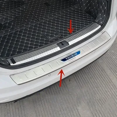 For Volkswagen Touran 2016-2023 stainless steel car Trunk threshold guard plate Anti-scratch protection car accessories