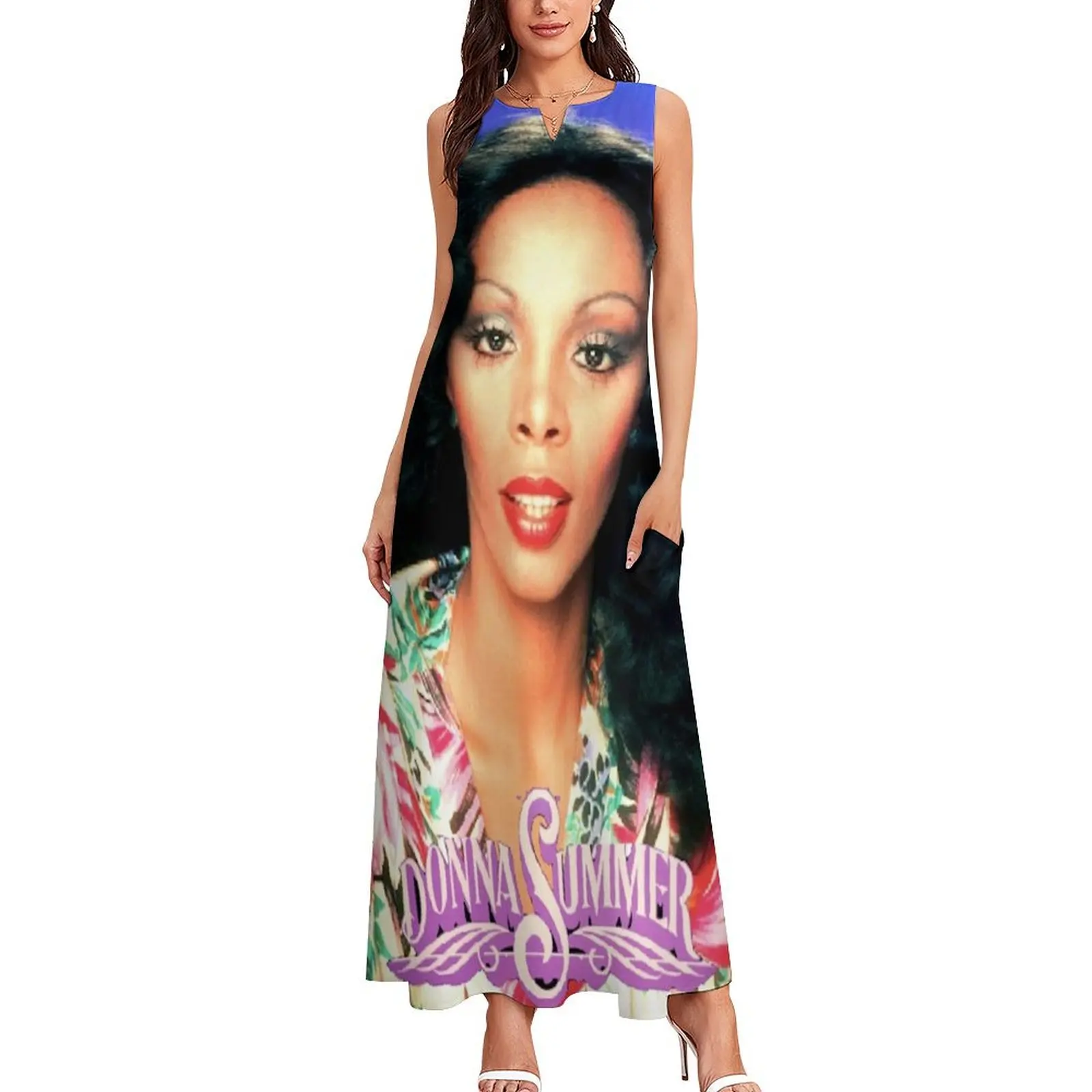 DONNA SUMMER GREATEST HITS ON THE RADIO Long Dress dresses with long sleeves summer dresses Long dress