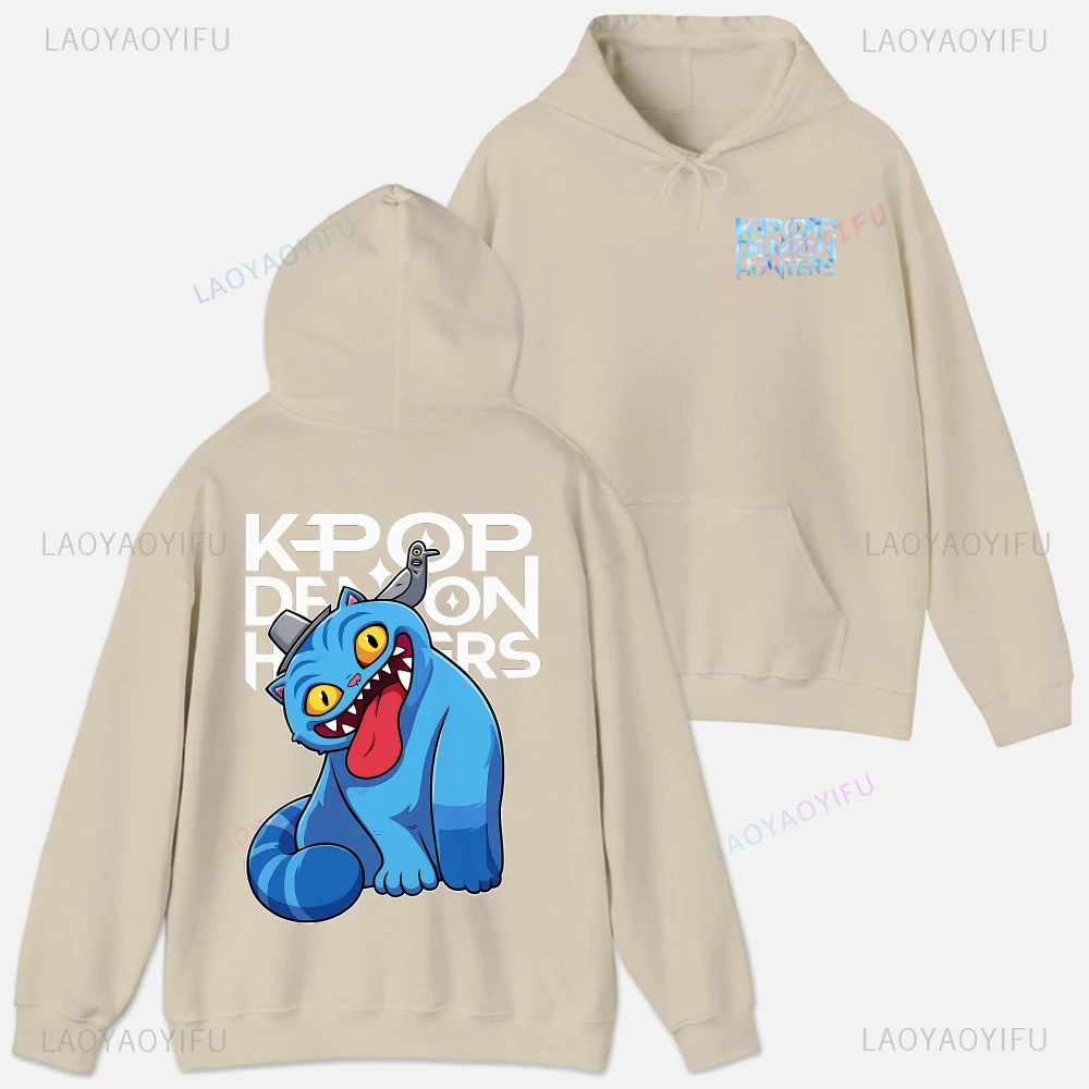 K-kpop Demon Hunters Funny Streetwear Printed Unisex Hoodie Clothes Tops Women Long Sleeve Graphic Sweatshirt Quality Clothing