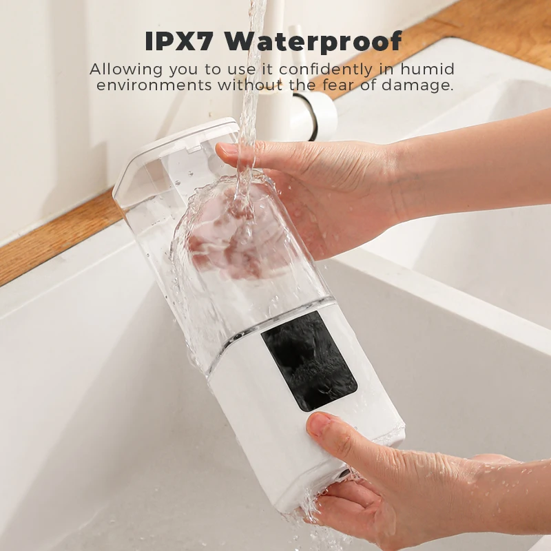 Automatic Liquid Soap Dispensers Kitchen Bathroom Rechargeable Sensor Smart Hand Sanitizer Shampoo Detergent Dispenser image 2