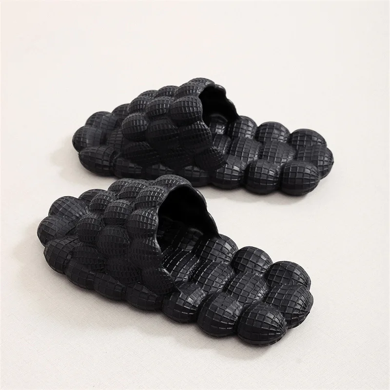 Women's and Men's 2024 New EVA Cool Home Beach Shoes Massage Sole Slippers Designer Indoor Peanut Slippers Soft Bubble Slippers