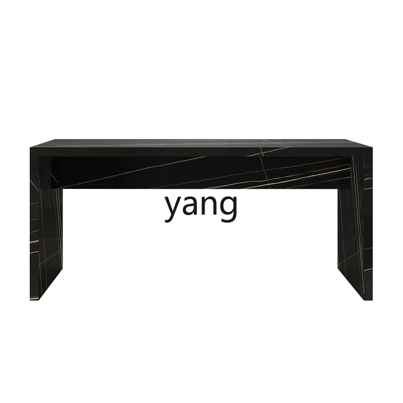 Lmm rock slab bar table long light luxury household living room partition island table extension dining table