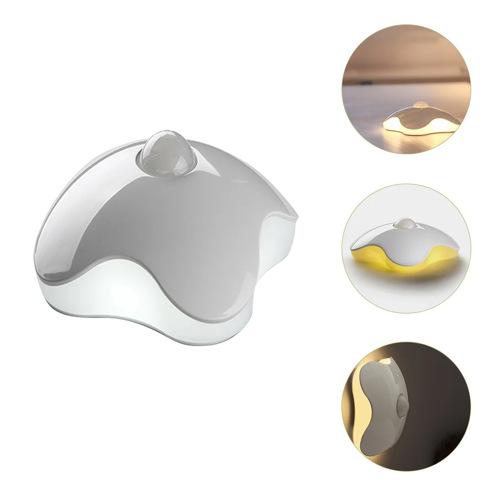 

Four-Leaf Clover Night Light Sensor Led Small Operated Lamp Under Cabinet Closet Lights Induction Light Wireless Home