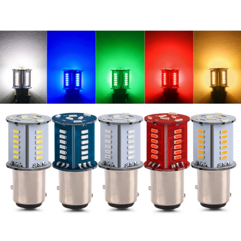 

Motorcycle Car Brake Flash LED Bulb Super Bright Rear Strobe Light Universal Auto Motorbike Safety Signal Lamp