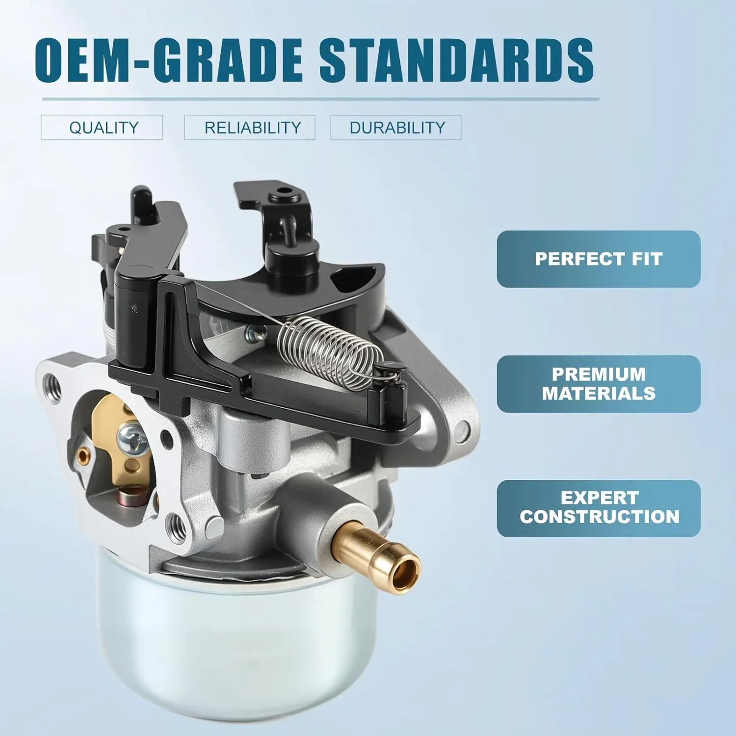 Carburetor Compatible with B&S 216852 110P05 875 series 190cc Engine Fits for Troy-Bilt 020568 8.5 850ex Pressure Washer Carb