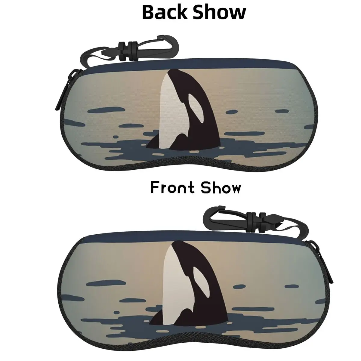

Чехол для очков Killer Whale Orca Shell, защитная коробка для солнцезащитных очков для женщин и мужчин, мягкая сумка для очков, сумка
