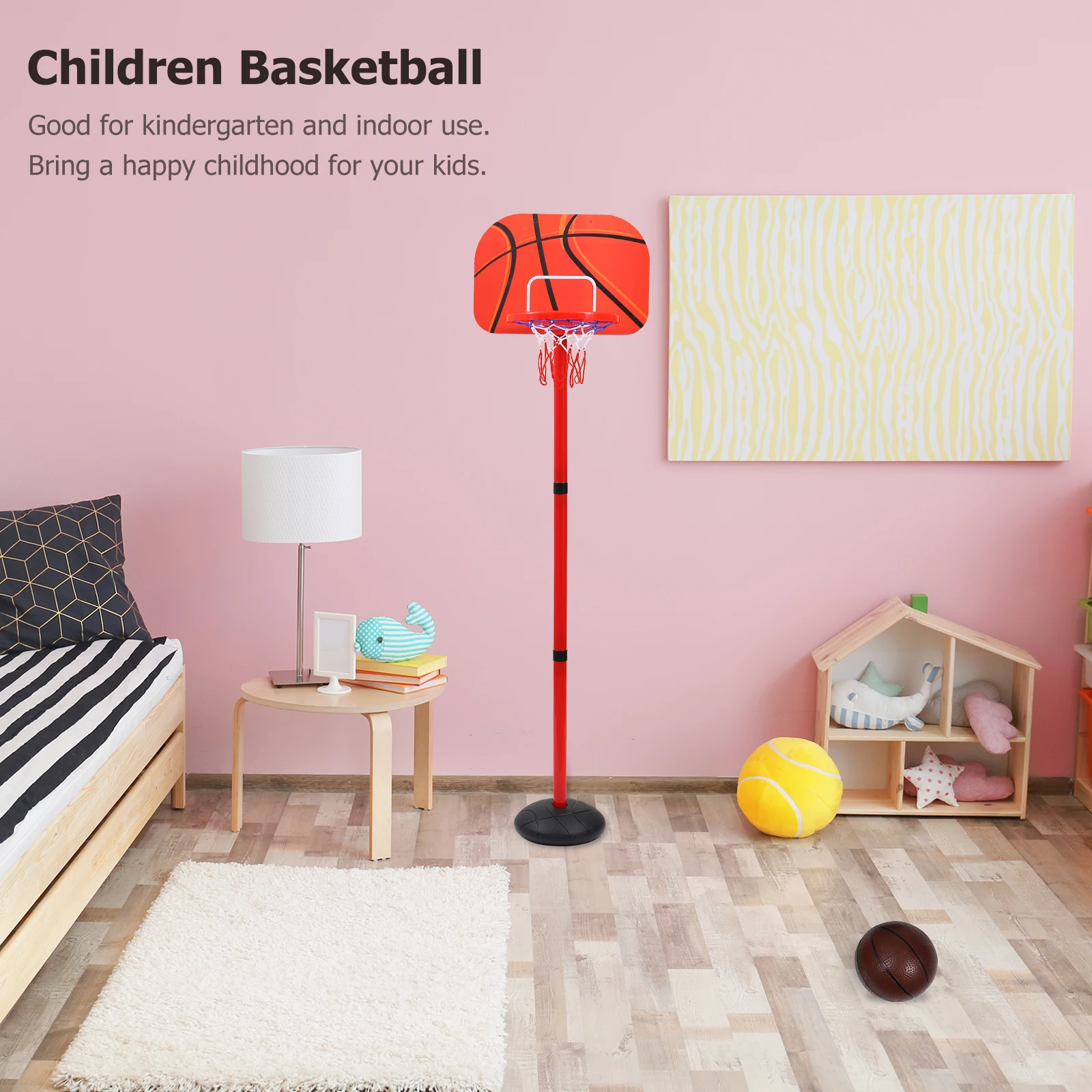 Soporte de baloncesto interesante juguete para niños suministro de entrenamiento juego juguetes herramienta de lanzamiento soportes encantadores