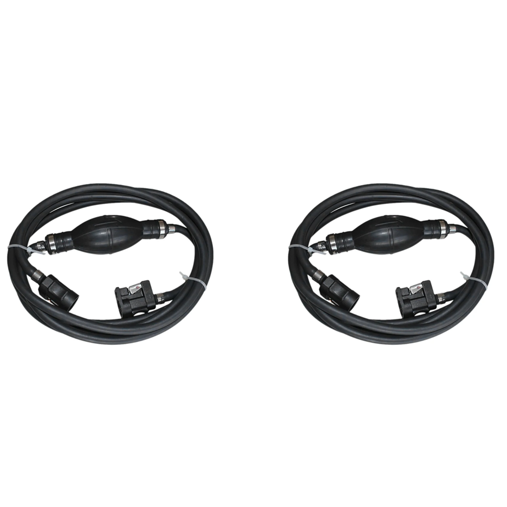 2X قارب خط الوقود خرطوم 6 مللي متر موصل الخرطوم الغاز خارجي محرك القارب خزان البنزين موصلات عدة للمحرك 300 سنتيمتر-AT36