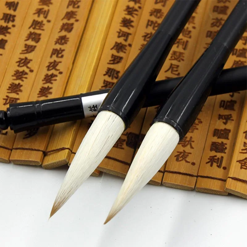 3Pcs/set Chinese Calligraphy Brushes For Excellent quality Woolen Hair Writing Brush Fit For Student School supplies