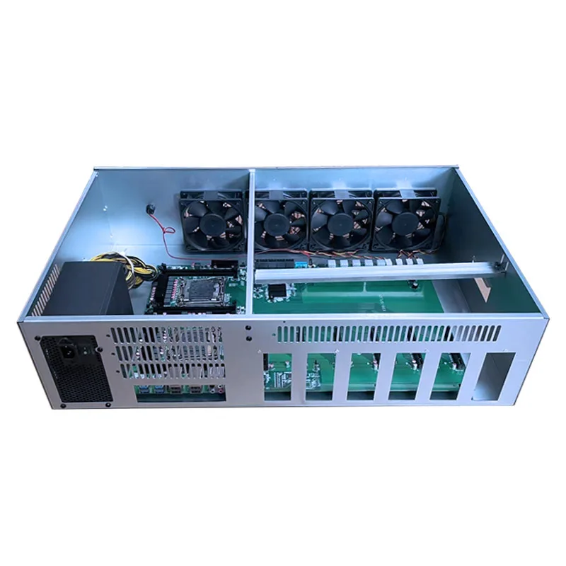 Carte mère X99 PLUS LGA2011-3 à double processeur avec 6 emplacements PCIe à espacement large, prise en charge DDR4 pour serveur et poste de travail