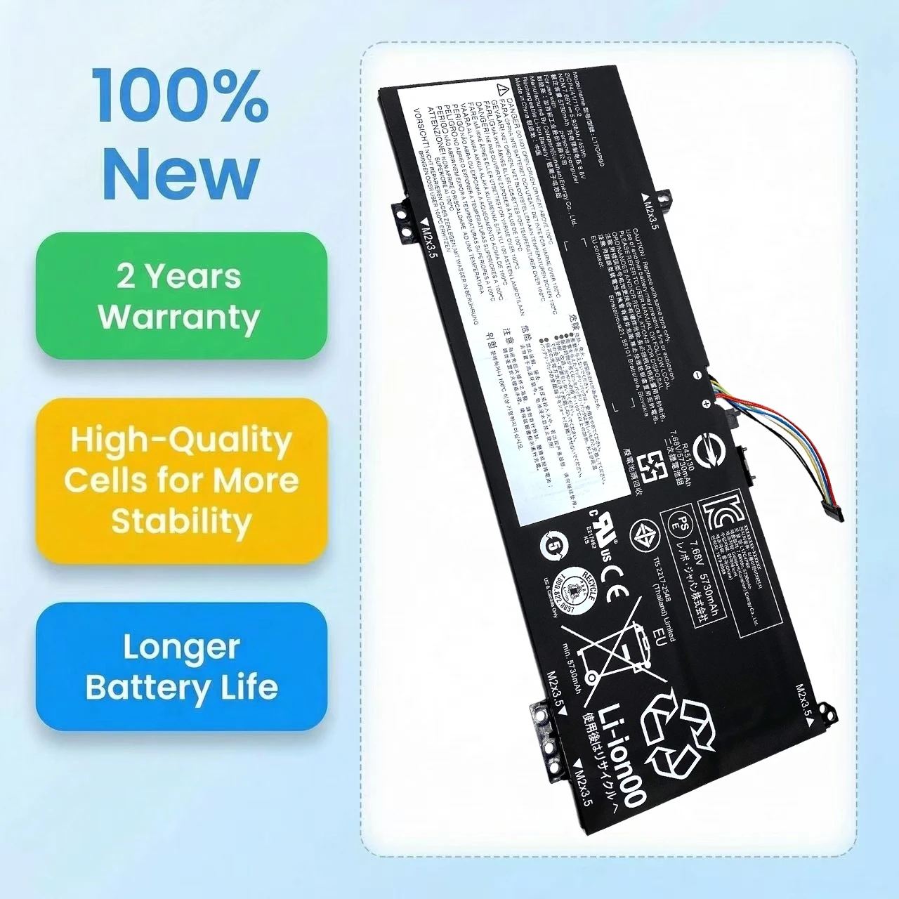 

New L17M4PB2 Laptop battery For Lenovo Yoga 530 14IKB 141KB 14ARR 5B10Q16067 L17C4PB0 5B10Q16066 L17M4PB0 5B10Q22882 L17C4PB2