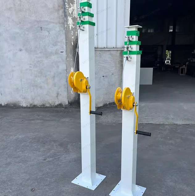 

Hand Crank Telescopic Mast Winch Camera Tool