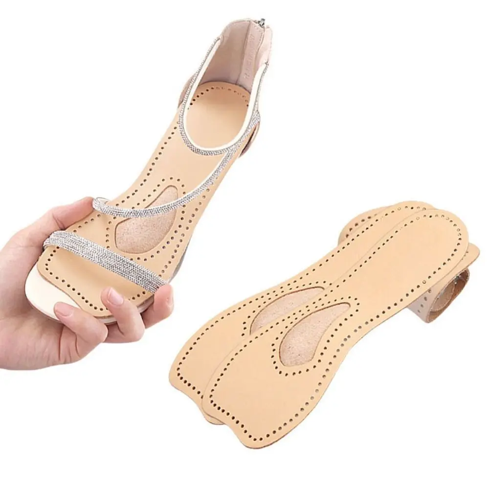 Tappetino per scarpe Sandali da donna Solette Fondo morbido antiscivolo Scarpe col tacco alto Solette Assorbimento del sudore Scarpe in pelle di vacchetta Adesivi Pad Lady