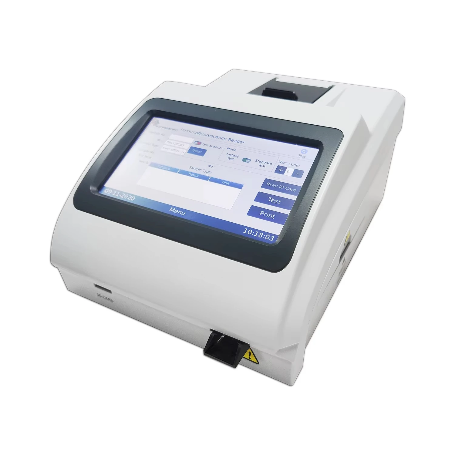 High Accuracy User-friendly Dry-type FIA Immunology Analyzer With cassettes for Diabetes