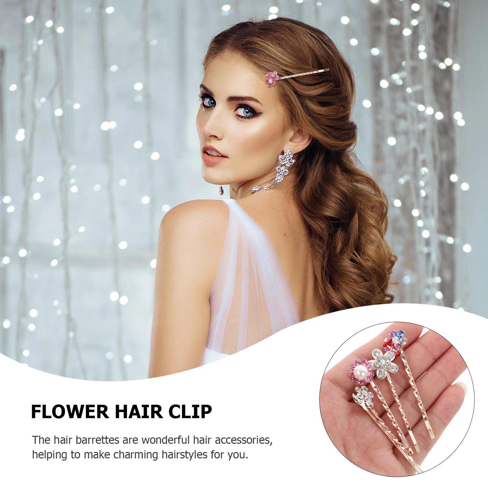 

19 шт., заколки для волос из сплава, жемчужный цветок, клевер, бабочка, заколки для волос для женщин и девочек, вечерние, свадебные, повседневные прически