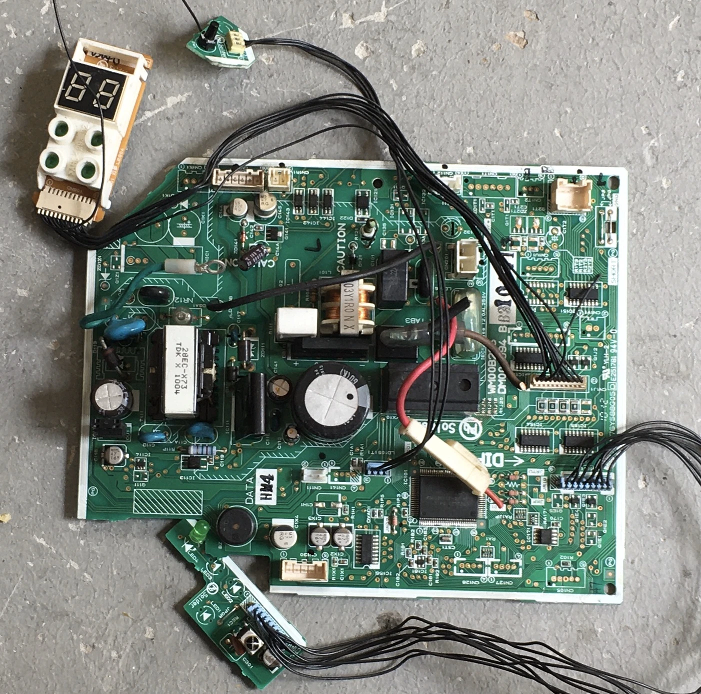 

Подходит для кондиционера Mitsubishi Electric MSH-BF12VC/MSH-FD12VC, основная плата WM00B225 DM00J994