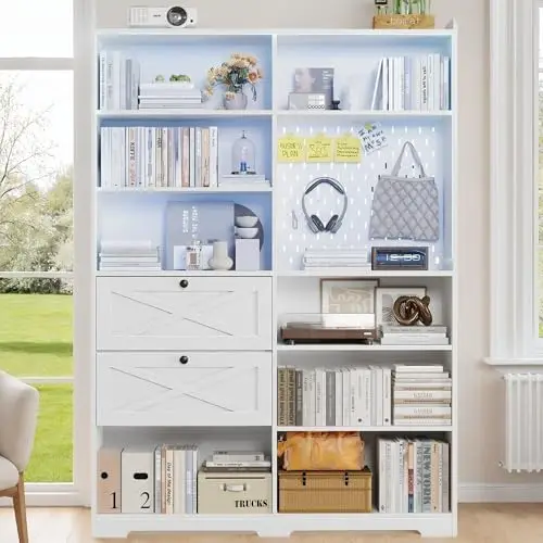 Book Shelf With Lig… - image