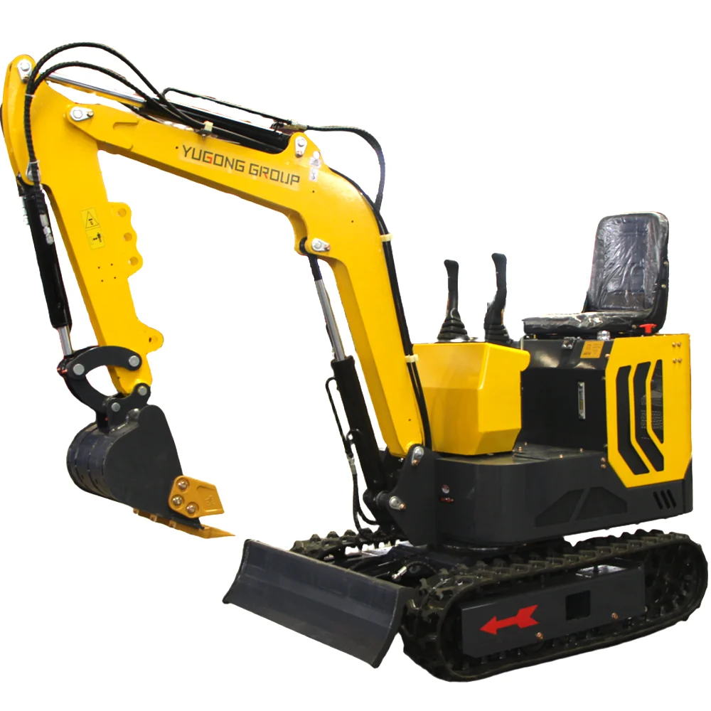 การปรับแต่งทางการเกษตร 1 ตัน Mini Excavator 1000Kg Micro Crawler Digger ไฮดรอลิกรถขุดขนาดเล็กสําหรับ Garden สําหรับขาย