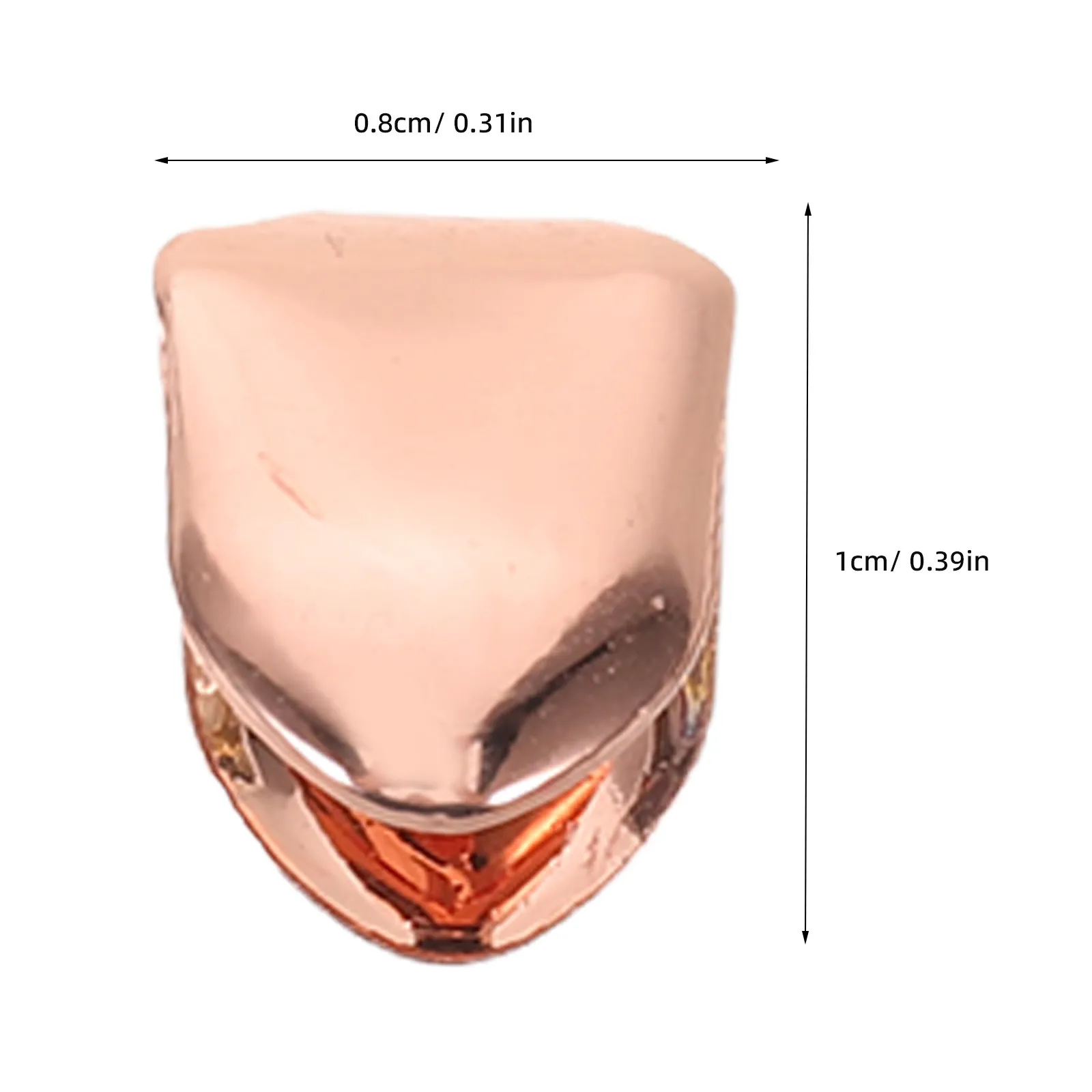 5Pcs Single Tooth Grill Multi Color Hip Hop Teeth Grill Caps Removable Fake Mouth Jewelry Rapper Cosplay Teeth Jewelry
