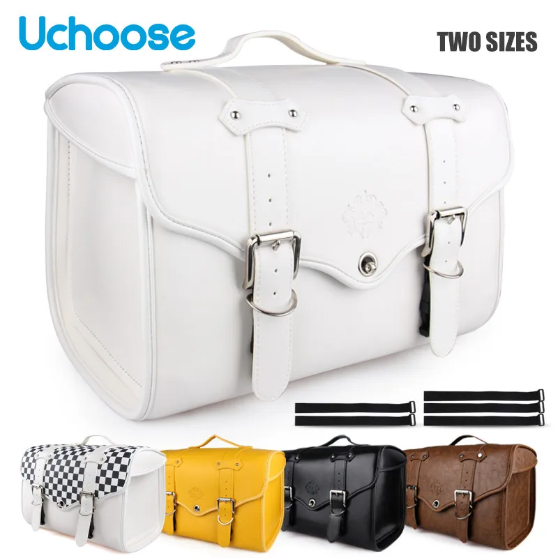 Motorcycle Tail Bag Side Saddlebag Waterproof Luggage Bag For Honda Rebel For Cruiser For Scooter For Travel Bag Vespa Sissy Bar