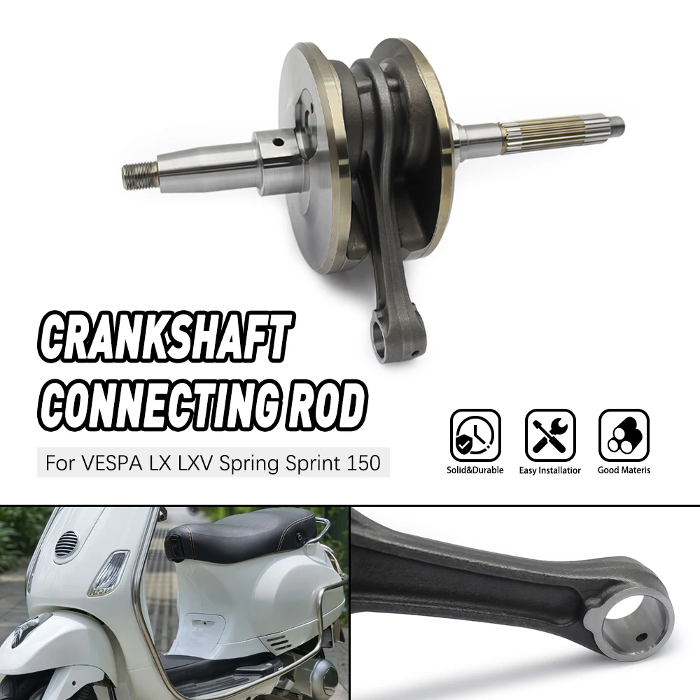 

Motorcycle Accessory Direct Crankshaft Connecting Rod For VESPA Sprint 150 LX LXV Spring
