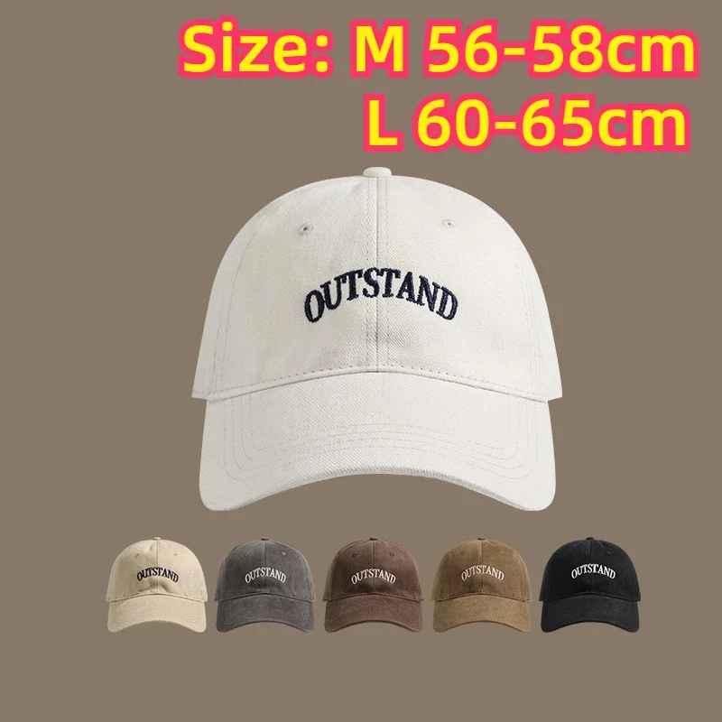 

XXL OverSize Baseball Caps Letters Big Head Soft Cotton Extra Large Size Women's Low Profile Golf Hats Big Size Caps For Men