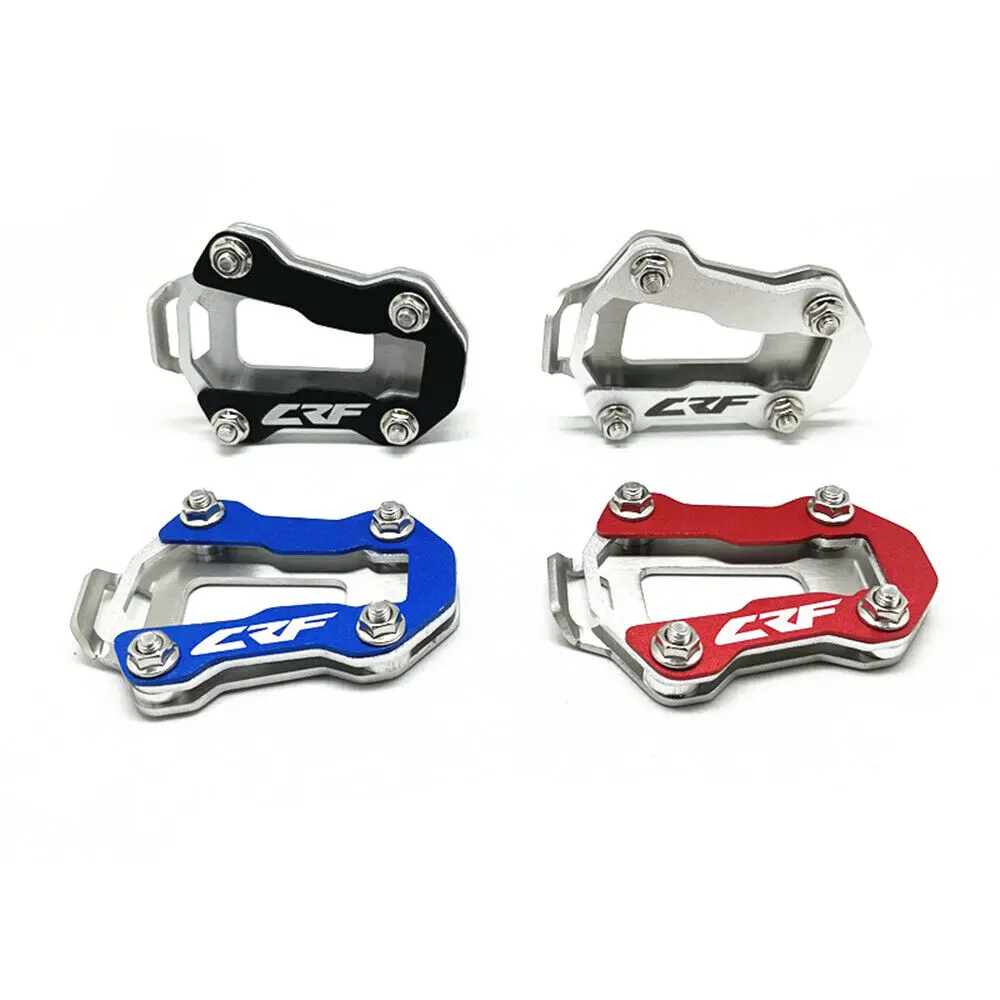 

CRF Logo Motorcycle Accessories Kickstand Side Stand Stainless Steel Foot Enlarge Pad For HONDA CRF 300L / RALLY 2021-2022 300L