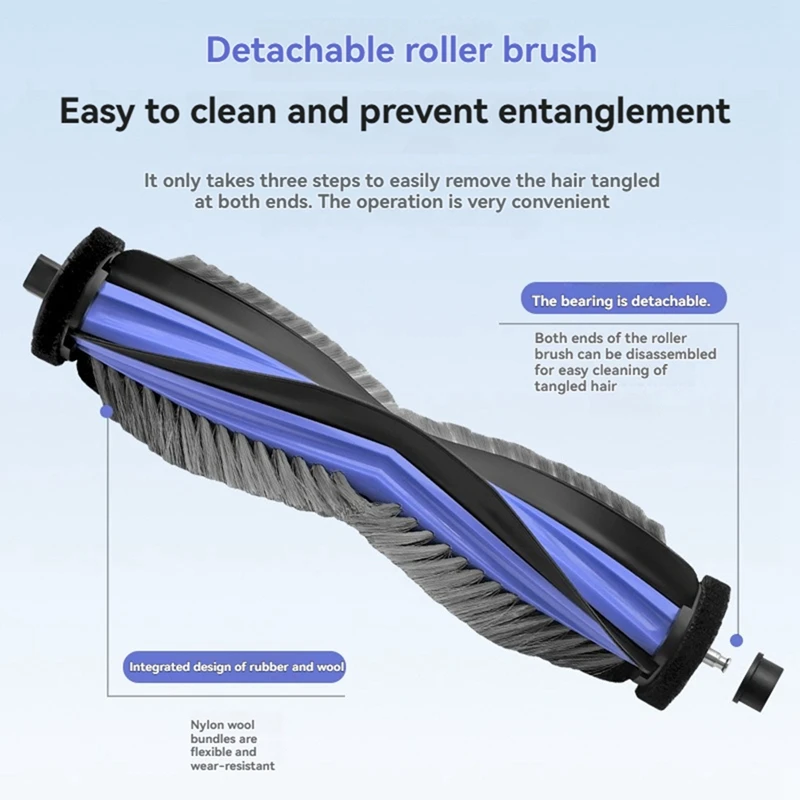 11 قطعة لأجزاء المكنسة الكهربائية الروبوتية M3، فرش جانبية رئيسية، وسادات ممسحة، مجموعة ملحقات أكياس الغبار #5