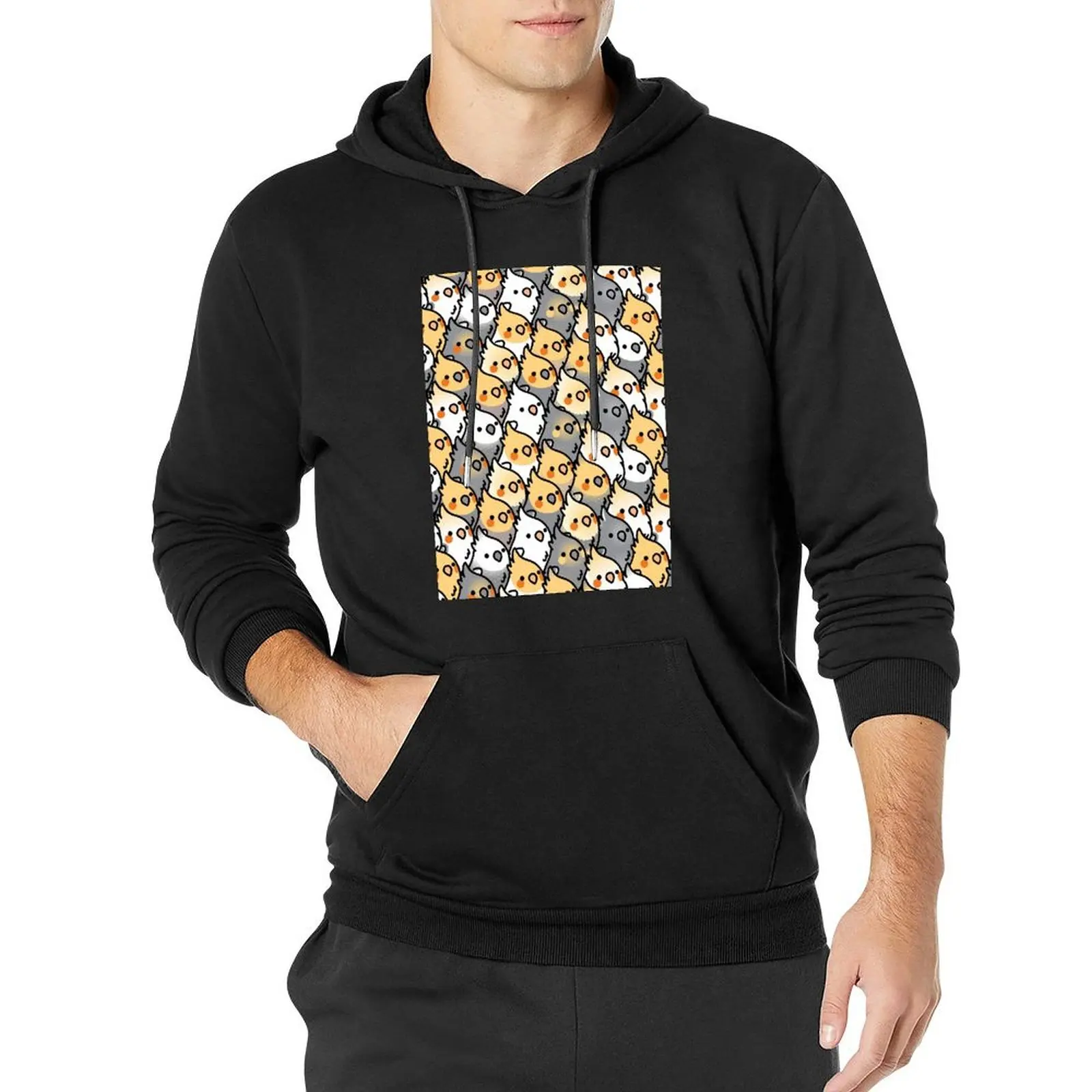 

Chubby Cockatiel Party Pullover Hoodie fashion men new hoodies and sweatshirts