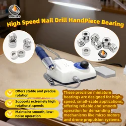 10Pcs Electric Nail Drill  ABEC-9 MR148zz MR128 MR137 MR126zz MR106zz MR105ZZ MR104zz 623zz 693zz 684zz 686zz Ball Bearing