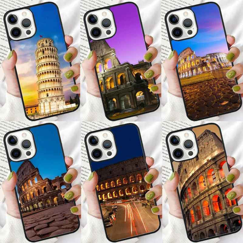 Colosseum Rome Italy phone Case Cover For for iPhone 16 15 14 Plus XR XS For apple 16 11 12 13 mini Pro Max coque