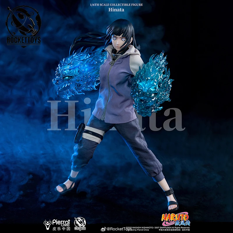 

RocketToys ROC-006 1/6 Scale Naruto Shippuden Hyuuga Hinata PVC 26CM PVC Anime Action Figures Soldier Model Collection Toy