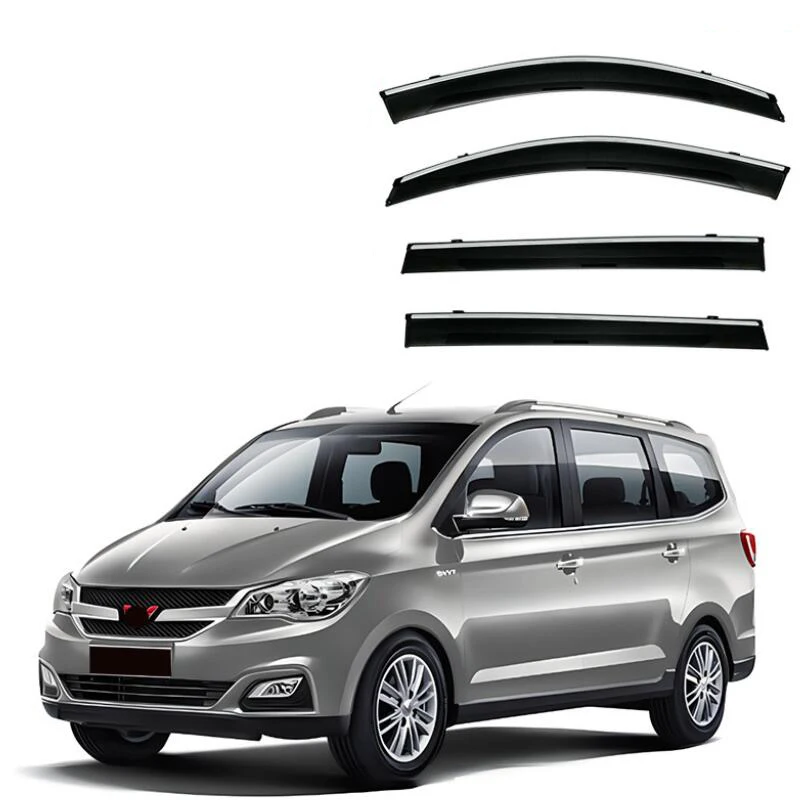 Window Visor Awnings & Shelters Side Window Deflector For SGMW Wuling Hong Guang S1 2015 2016 2017 2018