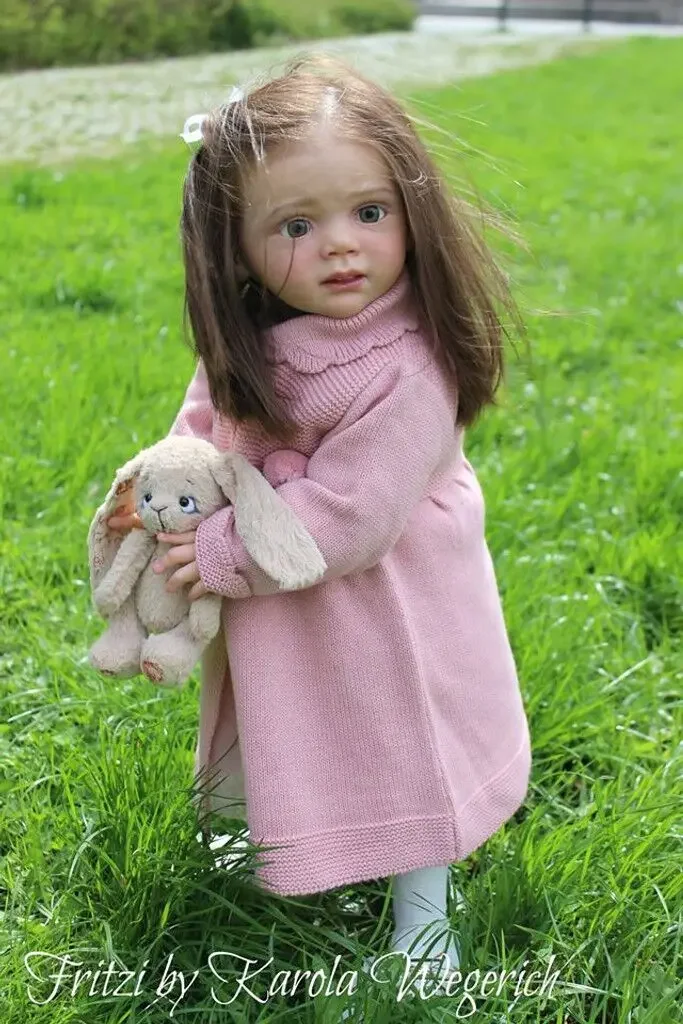 DLS 25インチ リボーンドールキット フリッツィ 限定版 人気キット ソフトタッチ フレッシュカラー ビニールキット