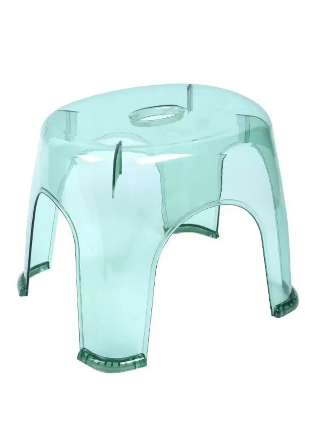 coffee table bathroom Acrylic transparent small stool creative household children's shoe changing low stool living room