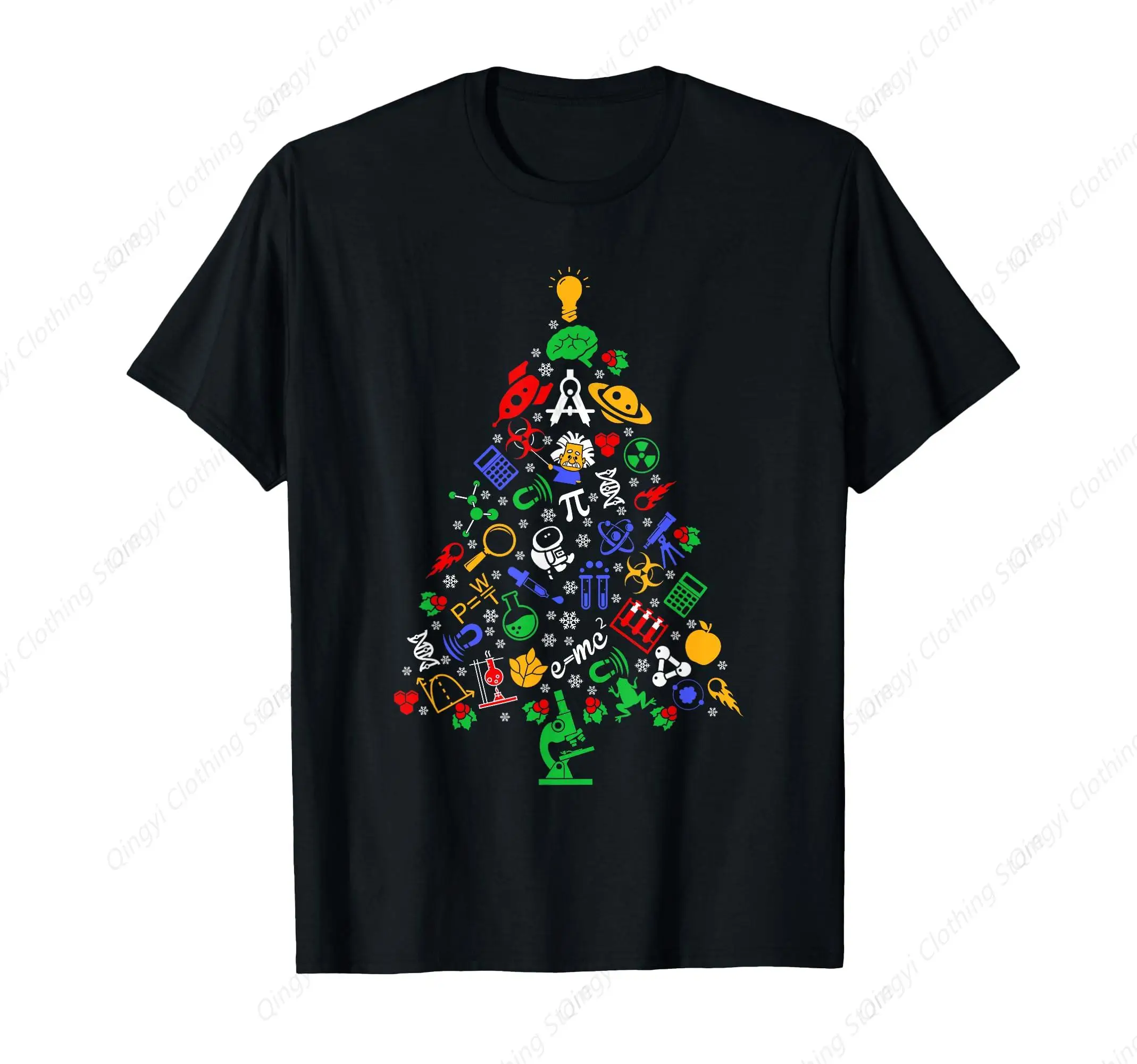 

Physics Chemistry Men Women Ugly Science Christmas T-Shirt