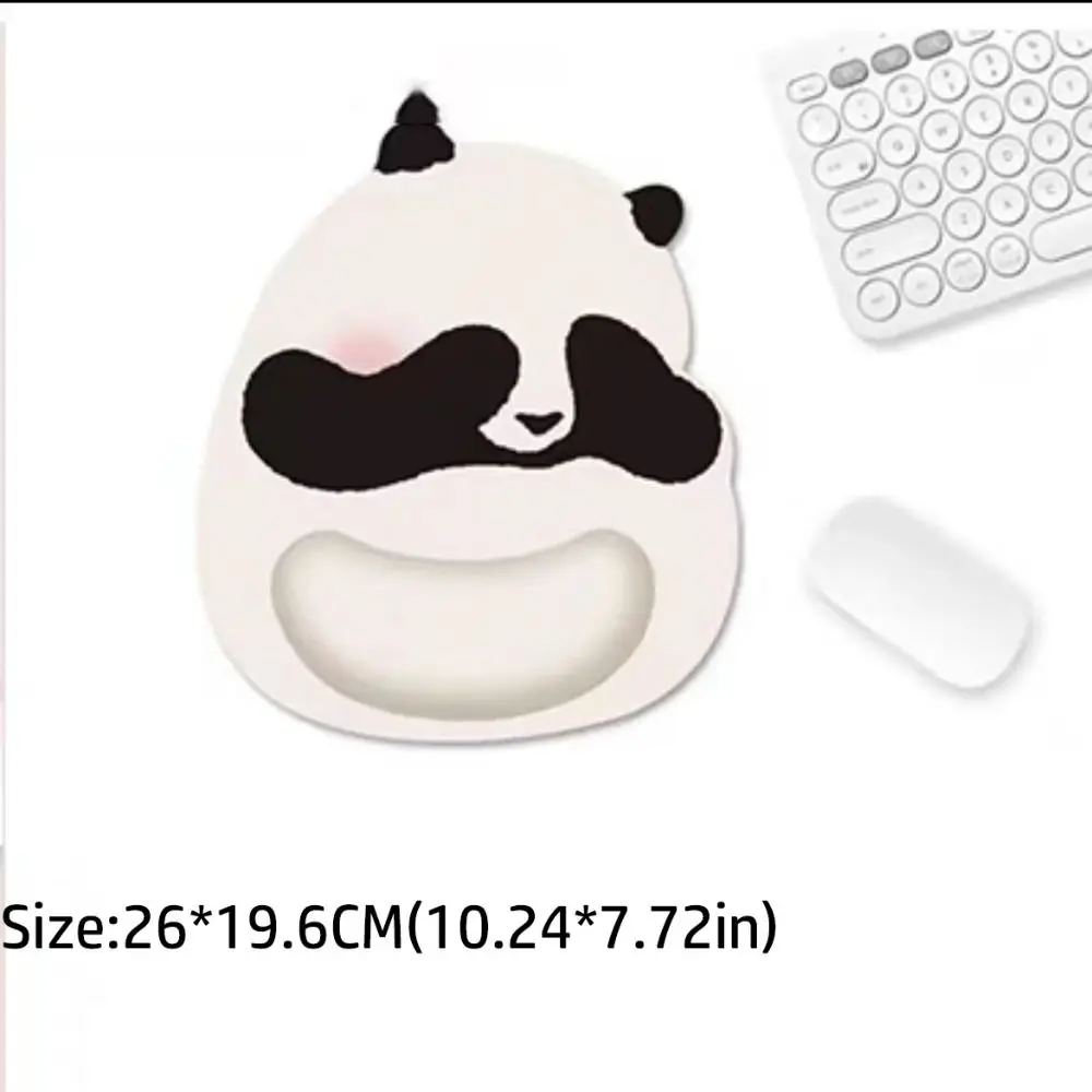 Moda bonito capivara mouse pad suporte de mão descanso de pulso gaming mouse pad ergonômico antiderrapante panda mousepad