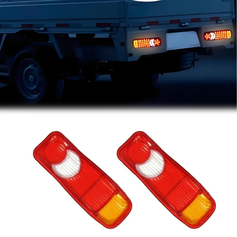 Cubierta de luz trasera de camión, piezas de repuesto, cubierta de luz de freno de remolque irrompible para Nissan Cabstar Fiat Ducato Tipper, 2 uds.