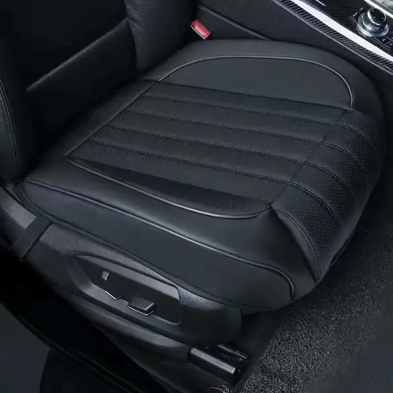 PU Leather Thickened Car Seat Cover Seat Extension Leg Rest Cushion Soft Breathable Seat Modification Anti-skid Pads Accessories