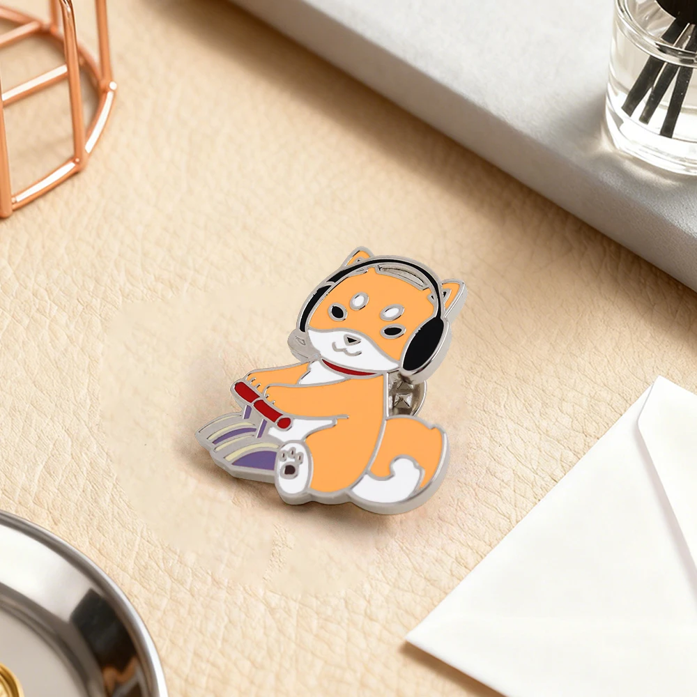 لطيف سايلنت هيل 2 شيبا اينو ميرا المينا دبوس Sh2 العقل المدبر شيبا التلبيب بروش الكلب نهاية المشجعين الحيوانات الأليفة عاشق ألعاب هدية شارة الوصول