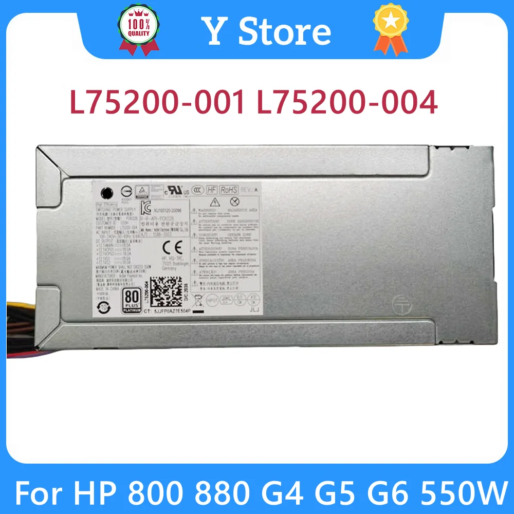 

Y Store Новый оригинальный блок питания для HP 800 880 G4 G5 G6 550 Вт PA-5551-1HA PCK026 L75200-001 L75200-004 Высокое качество