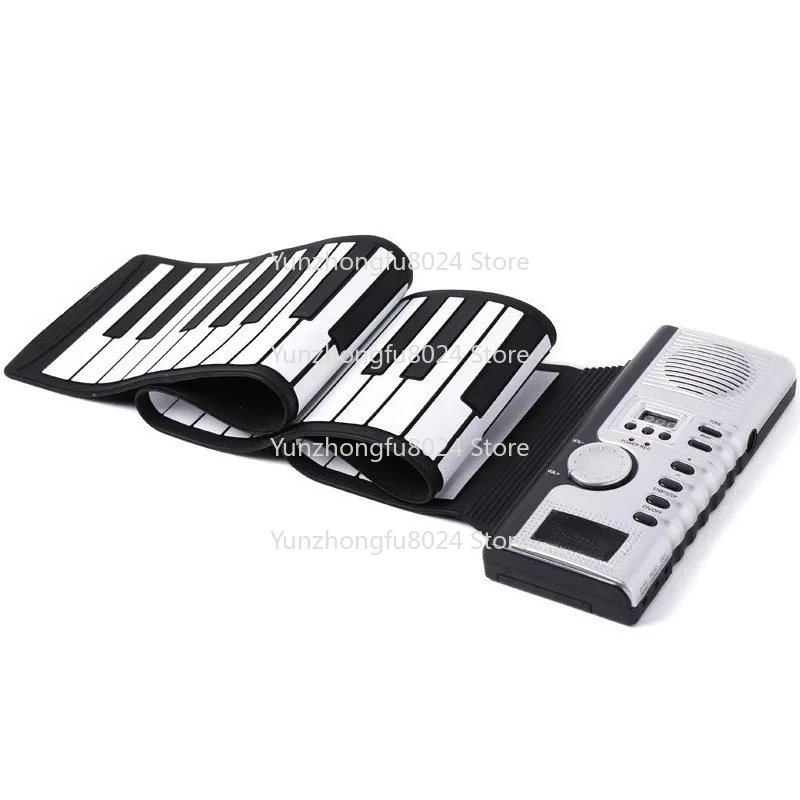 

Portable ABS Plastic 61 Keys Flexible Roll Up Piano Electronic Soft Keyboard Piano Silicone Rubber Keyboard