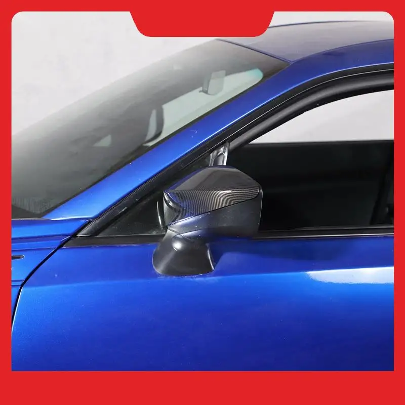 

6X Car Carbon Fiber ABS Rearview Mirror Cover Fit For Toyota 86/Subaru BRZ 2012-2020