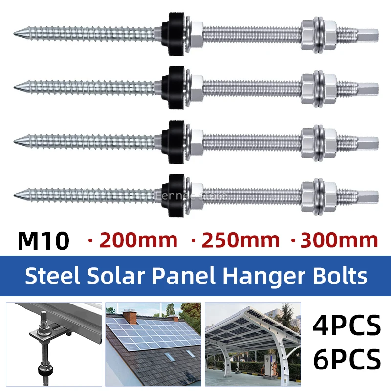 304 ze stali nierdzewnej Solar wieszak śruby do montażu Panel słoneczny wysokość regulowana wodoodporna dla fotowoltaicznych Solar wieszak śruby