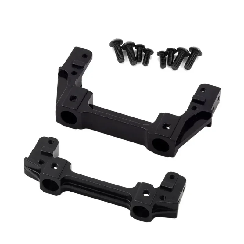 Para SCX10 soportes de parachoques de riel trasero delantero de Metal soporte de viga para 1/10 RC Crawler AXIAL SCX10 II 90046 90047 piezas de mejora